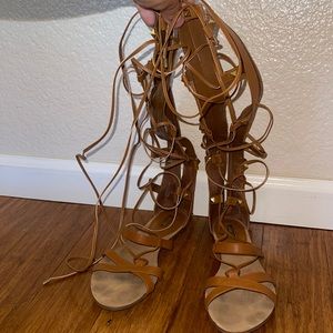 Guess gladiator sandals in size 9